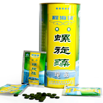 程海湖 天然 螺旋藻150g（0.25g*600片）灌装