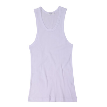 以纯 男装纯棉舒适背心16419303C 白色 XL