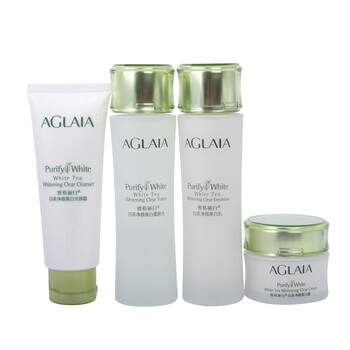 雅格丽白 AGLAIA 白茶净颜美白4件套 洁面 水 乳 霜