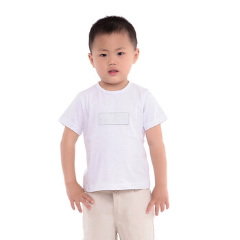 憨笔熊 2012 春夏新款 宝宝服饰 全棉 针织 婴儿 短袖 T恤 70204-0023 白色 24/36月