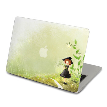 SkinAT 苹果笔记本MacBook外壳A面保护贴膜 3M材料 春天的小巫女 Air 13 2011款