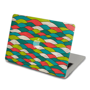 SkinAT 苹果笔记本MacBook外壳A面保护贴膜 3M材料 彩浪 Air 13 2011款