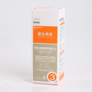 美敦力加优生妈咪叶酸多维素片3号60粒