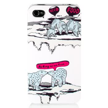 Snowkids iphone4/4S保护壳 设计师系列 拯救北极熊