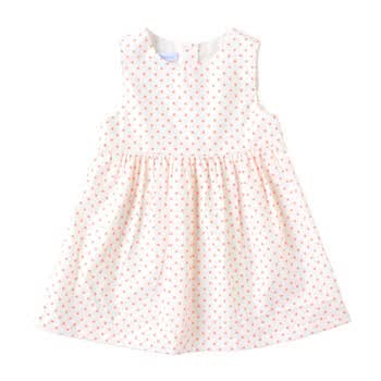 Ponie Conie 童装 夏装2012新款 女婴公主裙 连衣裙 80504 白底粉点 24M