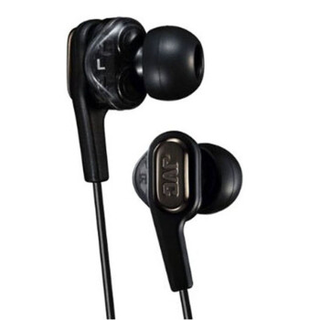 JVC  FXT90  JVC全球首创动圈双单元耳机 黑色