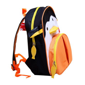kocotree 可爱动物造型帆布双肩包 企鹅 高29cm 宽24cm 厚10cm