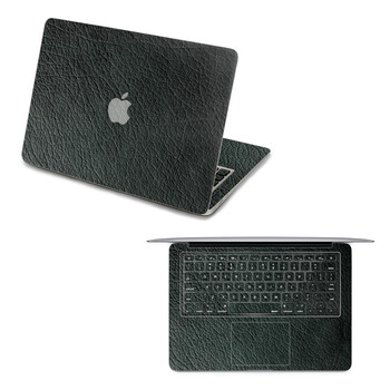 SkinAT 苹果笔记本MacBook全套保护贴膜 3M材料 黑色皮革 Pro 15 (Retina)