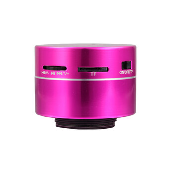 魅动e族 雷振子迷你插卡音箱 内置可充电电池 最长播放长达3小时 粉色