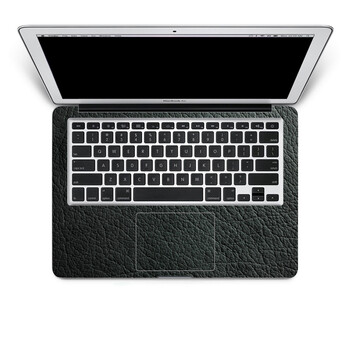 SkinAT 苹果笔记本MacBook手托保护贴膜 不含键盘 3M材料 黑色皮革 Pro 13