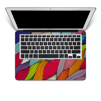 SkinAT 苹果笔记本MacBook手托保护贴膜 不含键盘 3M材料 花纹8 Air 11
