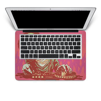 SkinAT 苹果笔记本MacBook手托保护贴膜 不含键盘 3M材料 诡异DJ Air 11