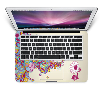 SkinAT 苹果笔记本MacBook手托保护贴膜 不含键盘 3M材料 恋恋留声机 Pro 15