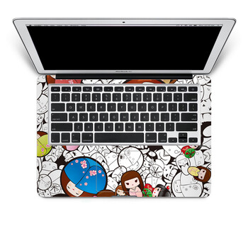 SkinAT 苹果笔记本MacBook手托保护贴膜 不含键盘 3M材料 日本娃娃 Pro 15 (Retina)