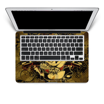 SkinAT 苹果笔记本MacBook手托保护贴膜 不含键盘 3M材料 狂野骷髅 Pro 15 (Retina)