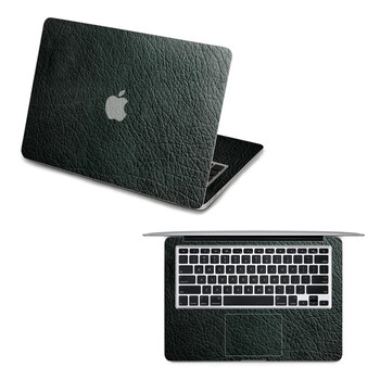 SkinAT 苹果笔记本MacBook全套保护贴膜 不含键盘 3M材料 黑色皮革 Pro 15 (Retina)