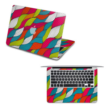 SkinAT 苹果笔记本MacBook全套保护贴膜 不含键盘 3M材料 花纹7 Pro 15 (Retina)