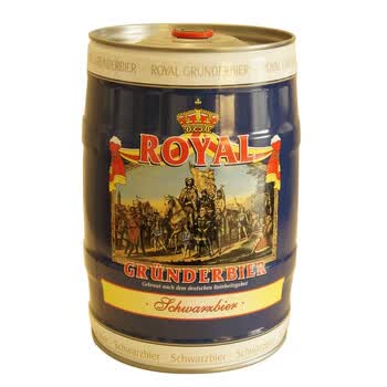 德国进口啤酒 Royal皇家系列黑啤酒5L大桶装