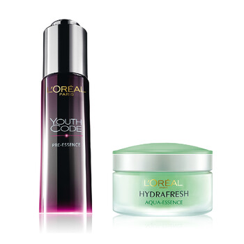 欧莱雅Loreal肌底液+清润保湿水精华套装