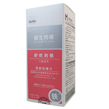 优生妈咪 果粉咀嚼片(儿童补铁) 1g*120's