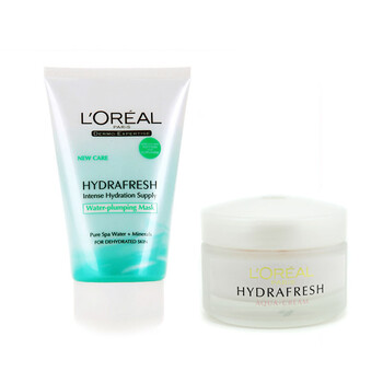 欧莱雅L'Oreal 清润补水套装(清润保湿水感面膜100ml+清润全日保湿特润霜50ml）