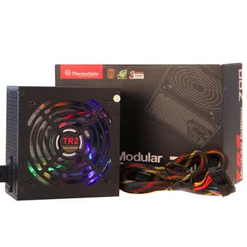 Tt（thermaltake）TR2 700炫模版（BW0031） 电源（额定600W/14cm彩灯/模组化）