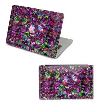 SkinAT 苹果笔记本MacBook外壳及底部保护贴膜 3M材料 魔幻脸谱 Air 11