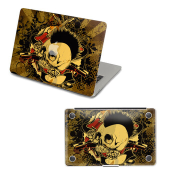 SkinAT 苹果笔记本MacBook外壳及底部保护贴膜 3M材料 狂野骷髅 Pro 13