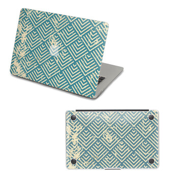 SkinAT 苹果笔记本MacBook外壳及底部保护贴膜 3M材料 怀旧菱形 Air 13 2011款