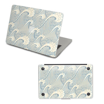 SkinAT 苹果笔记本MacBook外壳及底部保护贴膜 3M材料 浪打浪 Air 13 2011款