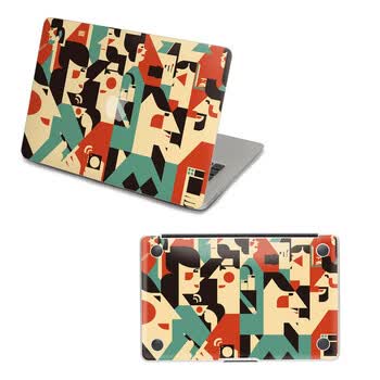 SkinAT 苹果笔记本MacBook外壳及底部保护贴膜 3M材料 默默相对 Air 11