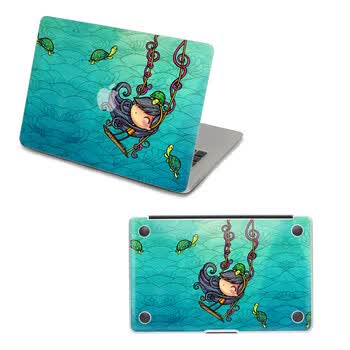 SkinAT 苹果笔记本MacBook外壳及底部保护贴膜 3M材料 奇幻之旅四 Air 11