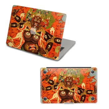 SkinAT 苹果笔记本MacBook外壳及底部保护贴膜 3M材料 神 Pro 15