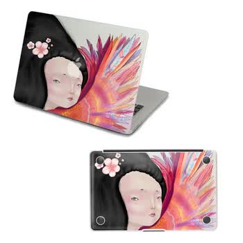 SkinAT MacBook防水保护贴膜 3M材料 水彩女孩 Pro 13
