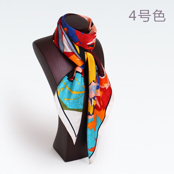 宝石蝶品牌真丝大方巾应季女士真丝围巾丝巾披肩