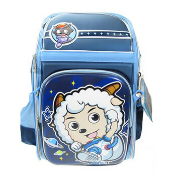 Disney喜羊羊美羊羊学生书包双肩书包迪士尼太空书包减负书包 蓝色