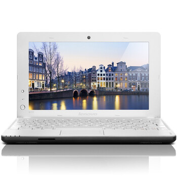 联想（Lenovo）S110 10.1英寸笔记本电脑（双核N2600 2G 320G 摄像头 无线 Linux）云帆白