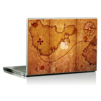 SkinAT 苹果笔记本MacBook外壳A面保护贴膜 3M材料 宝藏地图 Pro 15 (Retina)