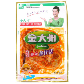 金大州香辣金针菇整箱35g*40袋