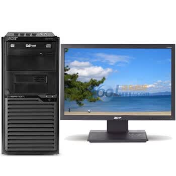 宏碁（Acer）VM275 台式电脑（E6600 2G 500G DVD刻录 USB键鼠 wifi Linux）