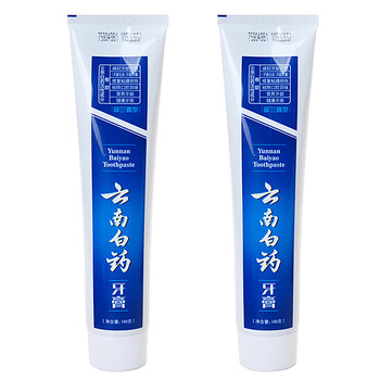 云南白药 留兰香型牙膏180g 2支装