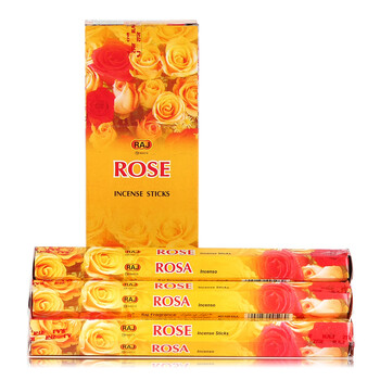 RAJ印度薰香 传统手工香熏香料 增添浪漫 棍香 149d 黄玫瑰 410g