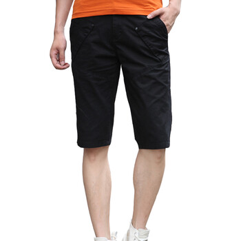 奥派阿西 新款2012夏装 男士七分裤中裤 韩版休闲七分裤男 28902 黑色 34