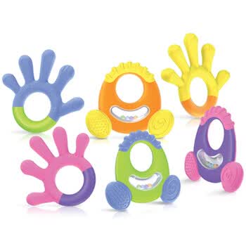 nuby/努比“自然乳感”系列三阶段软韧咬牙器 67906