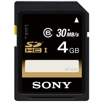索尼（SONY）4GB UHS-1 SDHC高速存储卡（Class6）