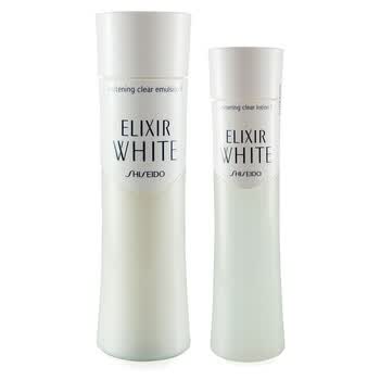 Shiseido/资生堂 怡丽丝尔纯肌净白两件套装 柔肤水+乳液（滋润型）