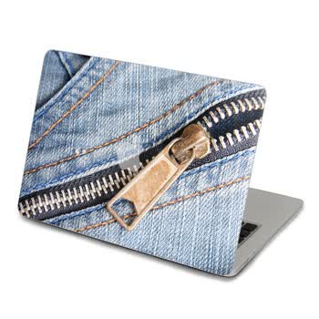 SkinAT 苹果笔记本MacBook外壳A面保护贴膜 3M材料 拉链牛仔 Air 13 2011款
