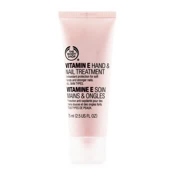 The Body Shop TBS美体小铺 VE维他命E保湿滋润护手霜护甲霜75ml 手部补水保湿美白护甲