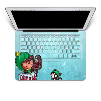 SkinAT 苹果笔记本MacBook手托保护贴膜 含键盘 3M材料 房塔屋小猫 Pro 15 (Retina)