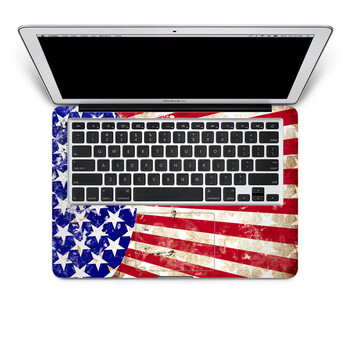 SkinAT 苹果笔记本MacBook手托保护贴膜 不含键盘 3M材料 怀念美国 Pro 15 (Retina)